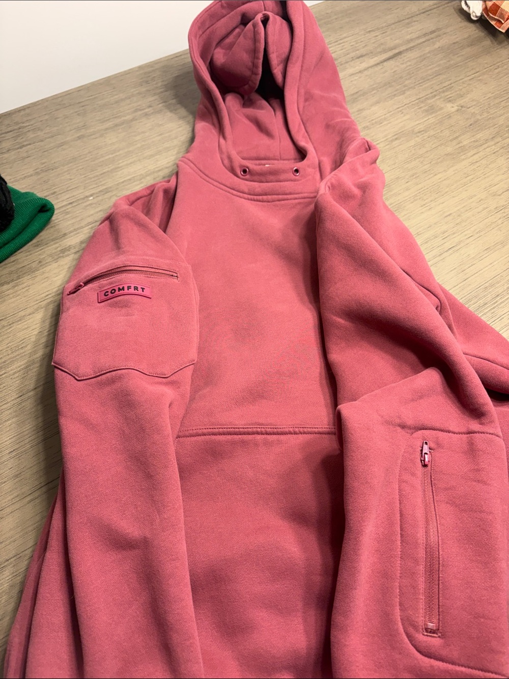 Comfrt Pullover Hoodie - Dusty Rose